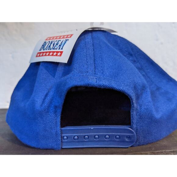 NEW Los Angeles Dodgers 90s Boxseat BLOCK script Logo snapback hat MLB vtg NWT - Picture 3 of 4